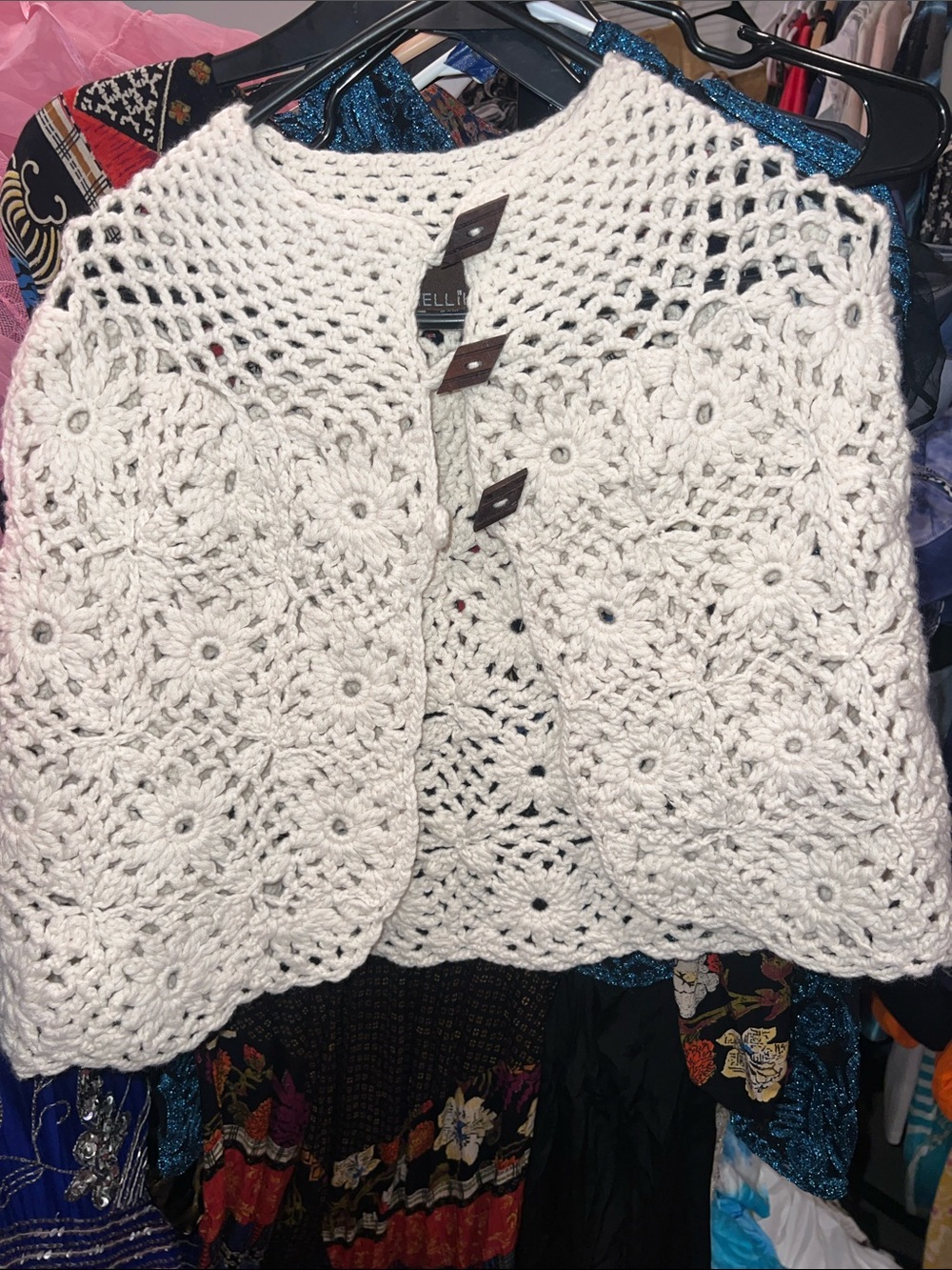 Handcrafted floral Crochet Cottagecore coquette cape